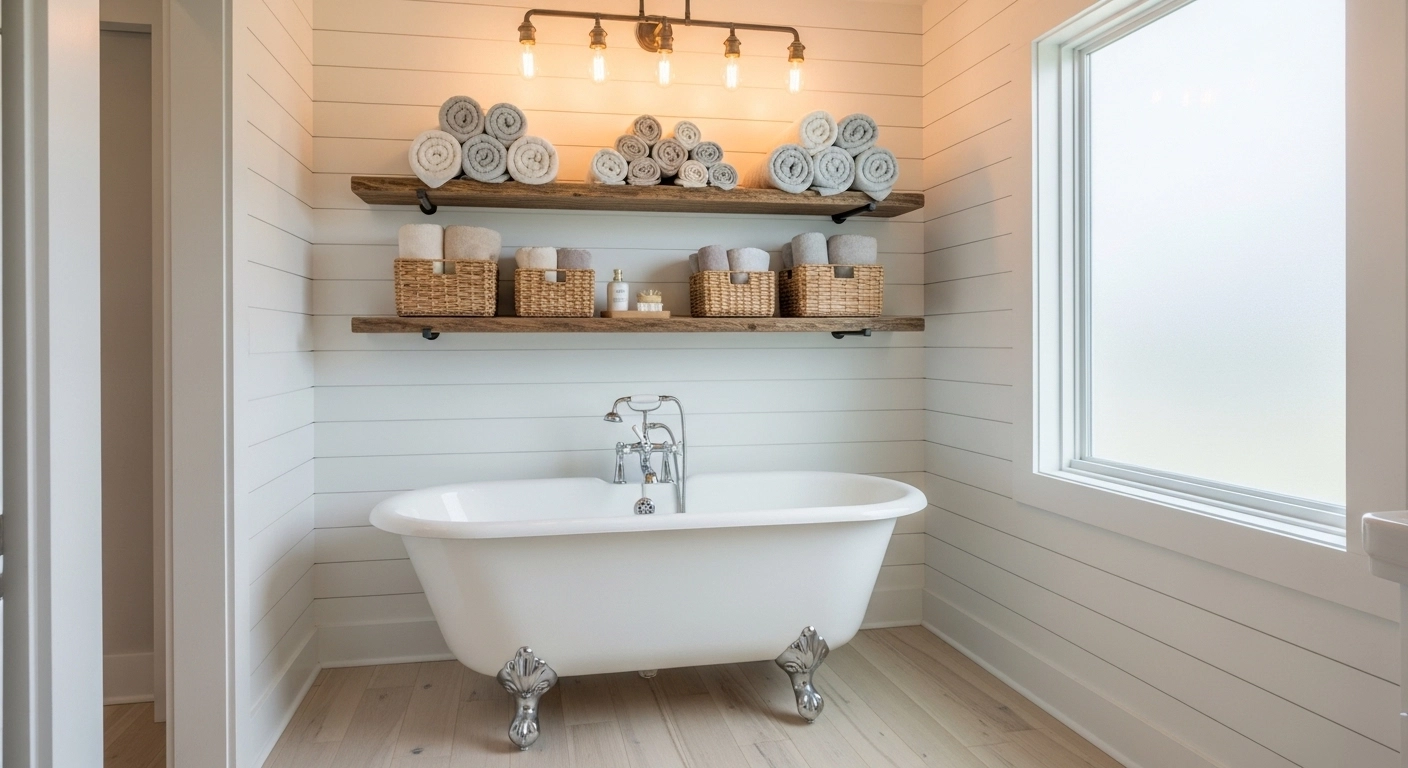 17 Farmhouse Bathroom Decor Ideas You’ll Adore