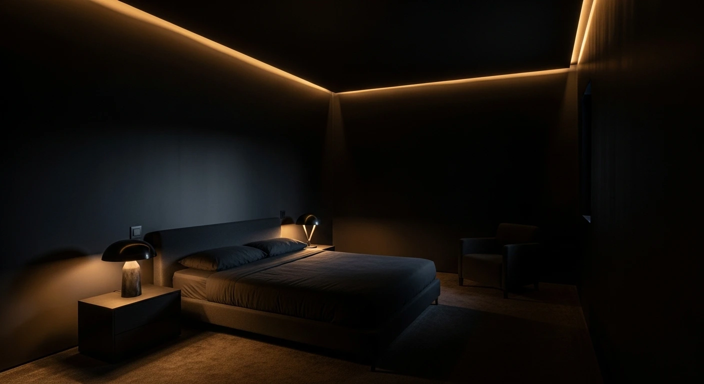 All Black Walls for Total Immersion