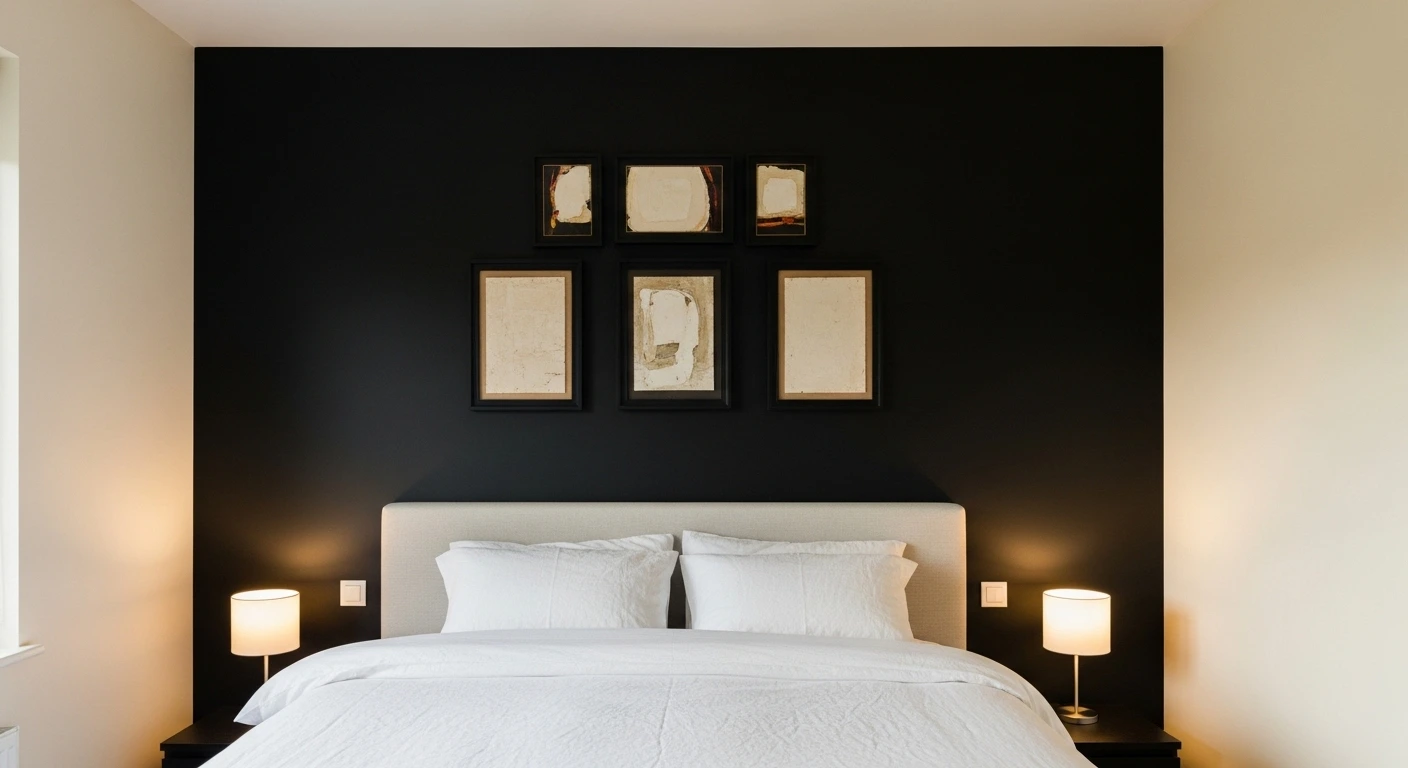 Black Accent Wall as a Starting Point