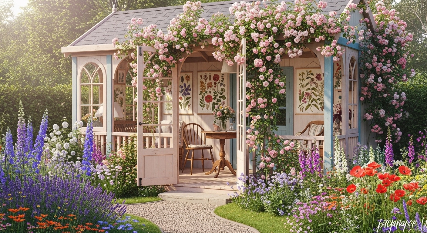 Cottagecore Summer House Ideas for Romantic Garden Retreats