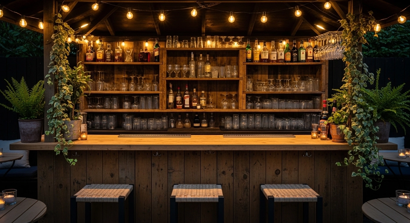 Garden Bar Summer House Ideas for Outdoor Entertaining