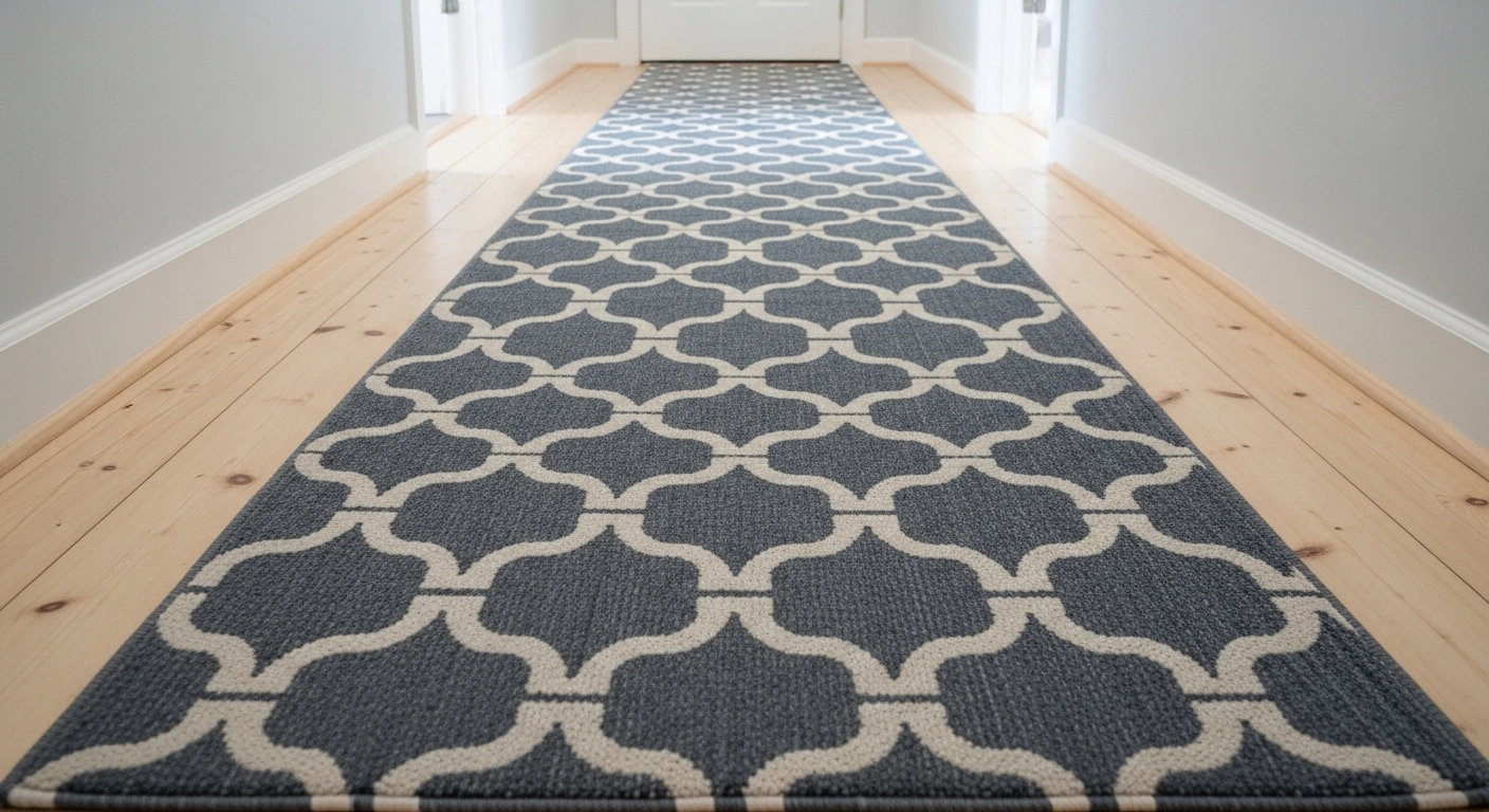Lay a Runner Rug to Add Warmth and Guide the Eye