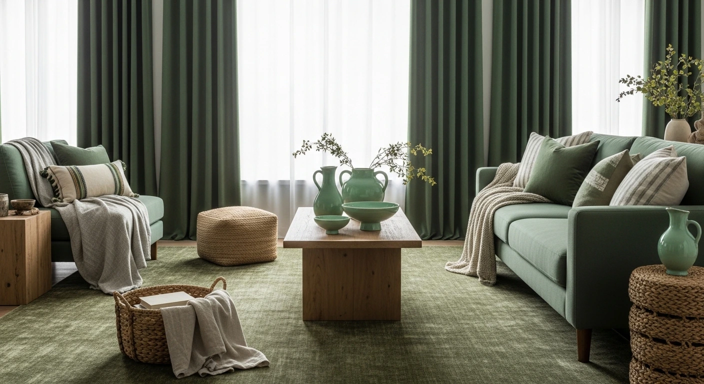 Layer Multiple Shades of Green for Organic Depth