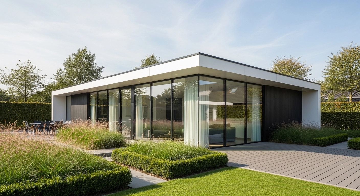 Modern Minimalist Summer House Ideas for a Clean Garden Statement