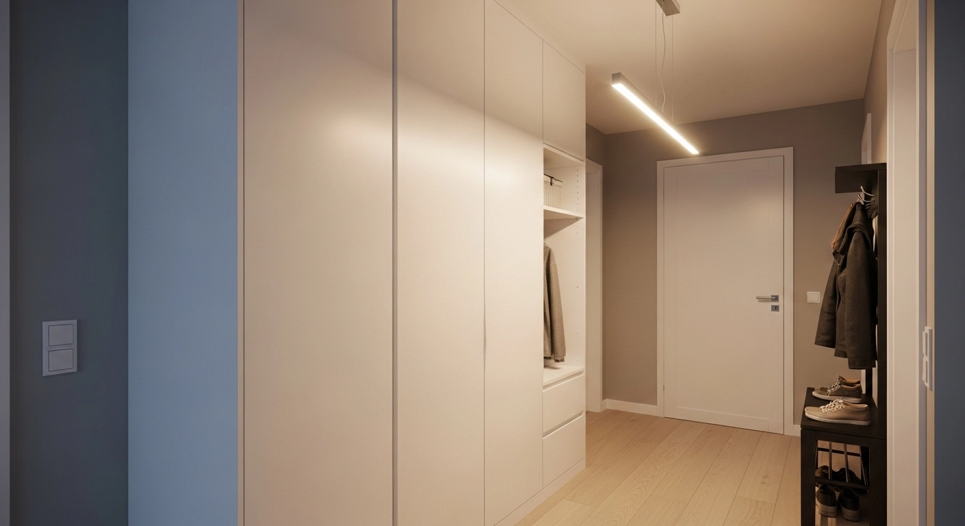 Narrow Entrance Hall Ideas with Smart Vertical Storage