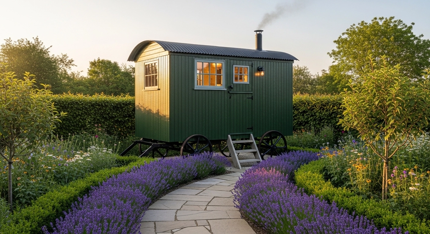 Shepherd's Hut Summer House Ideas for Boutique Garden Character
