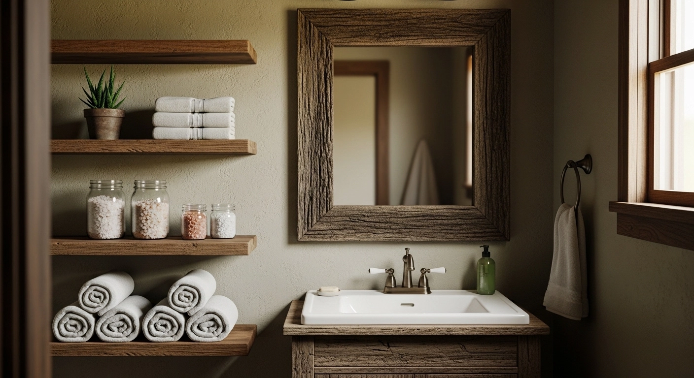 Use Reclaimed Wood Accents Throughout the Space