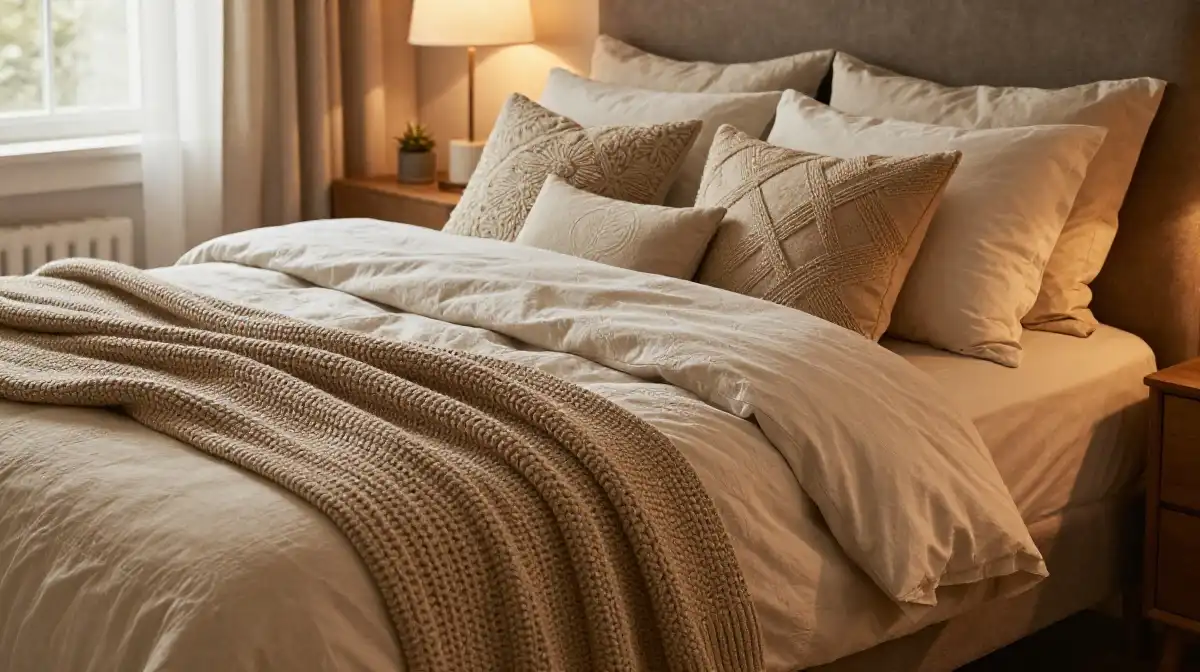 Add Cozy Layers for a Warm and Relaxing Space