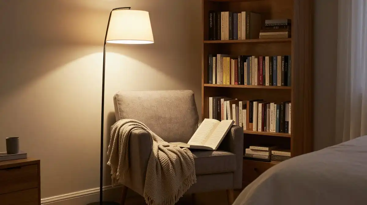 Add a Reading Corner for a Cozy Bedroom Escape