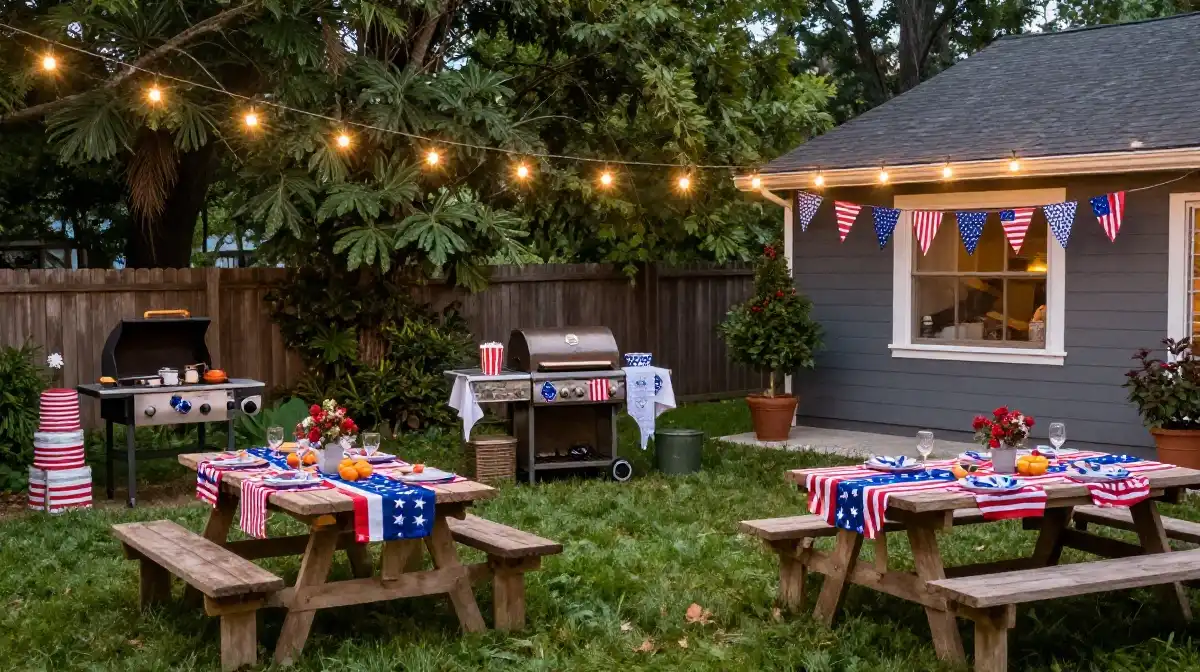Backyard BBQ Decoration Ideas for July 4th Celebrations