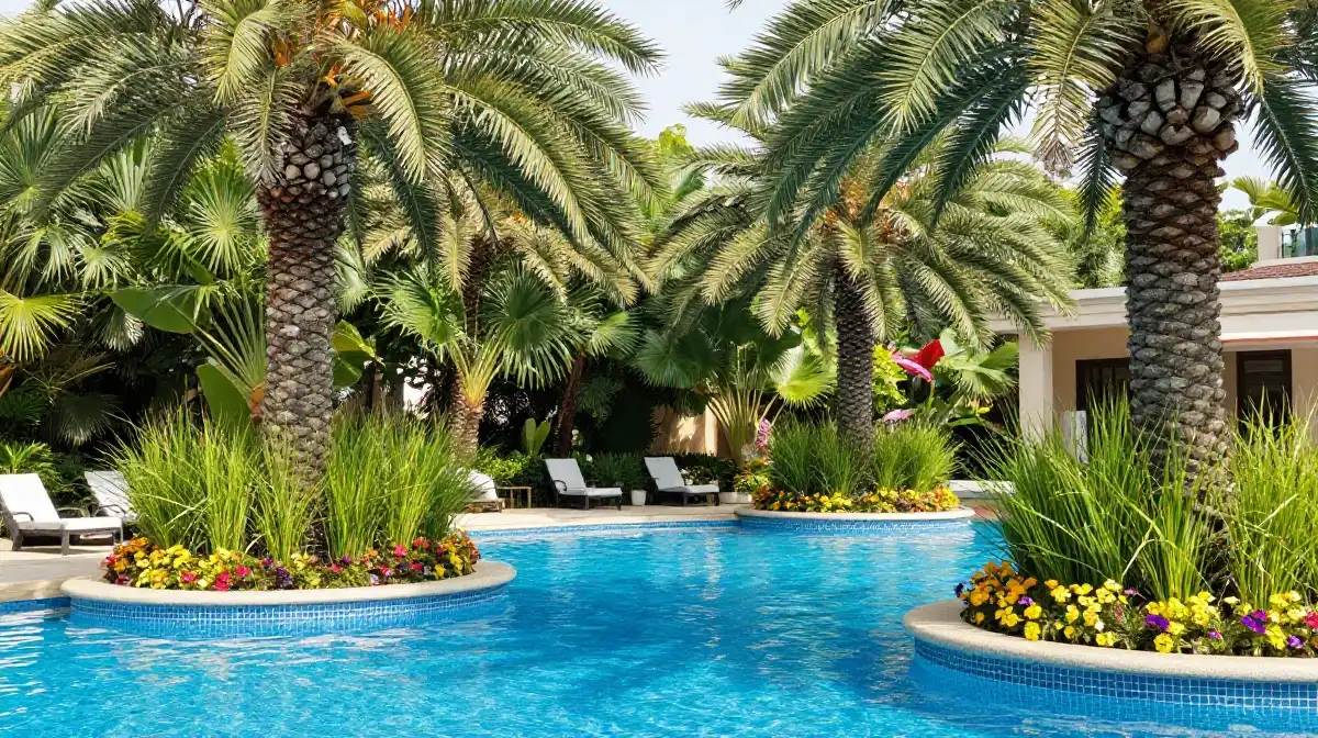 Best Plants and Palm Trees for Pool Landscaping