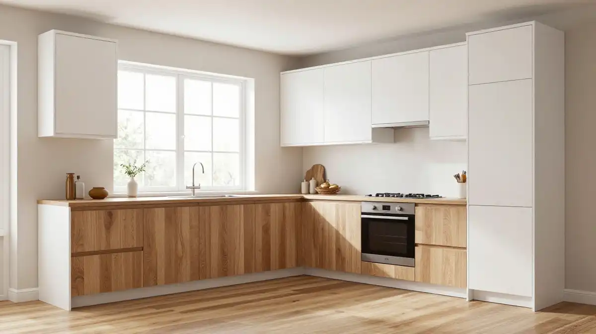 Best White and Wood Two Tone Kitchen Cabinet Combinations
