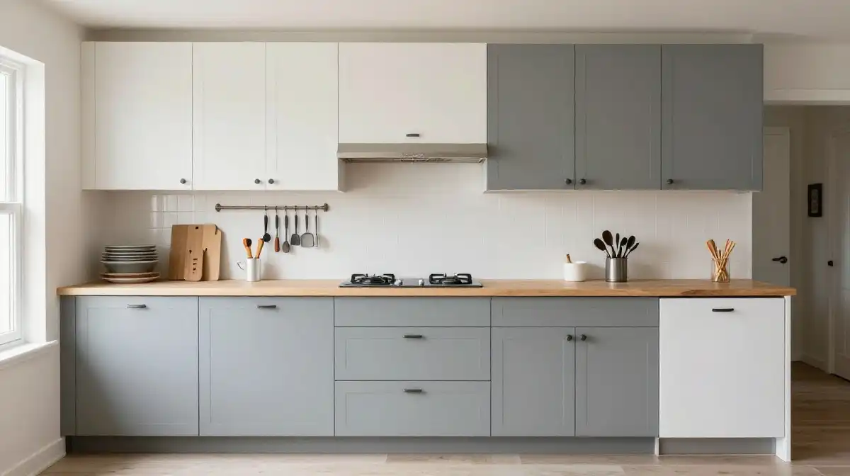 Budget Friendly Ways to Create Two Tone Kitchen Cabinets