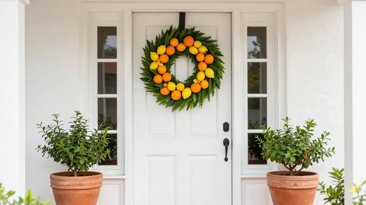 Citrus-Themed Summer Wreaths That Feel Fresh and Bright