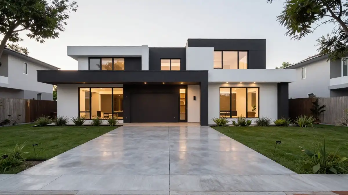 Concrete Driveway Ideas for Stylish Modern Homes