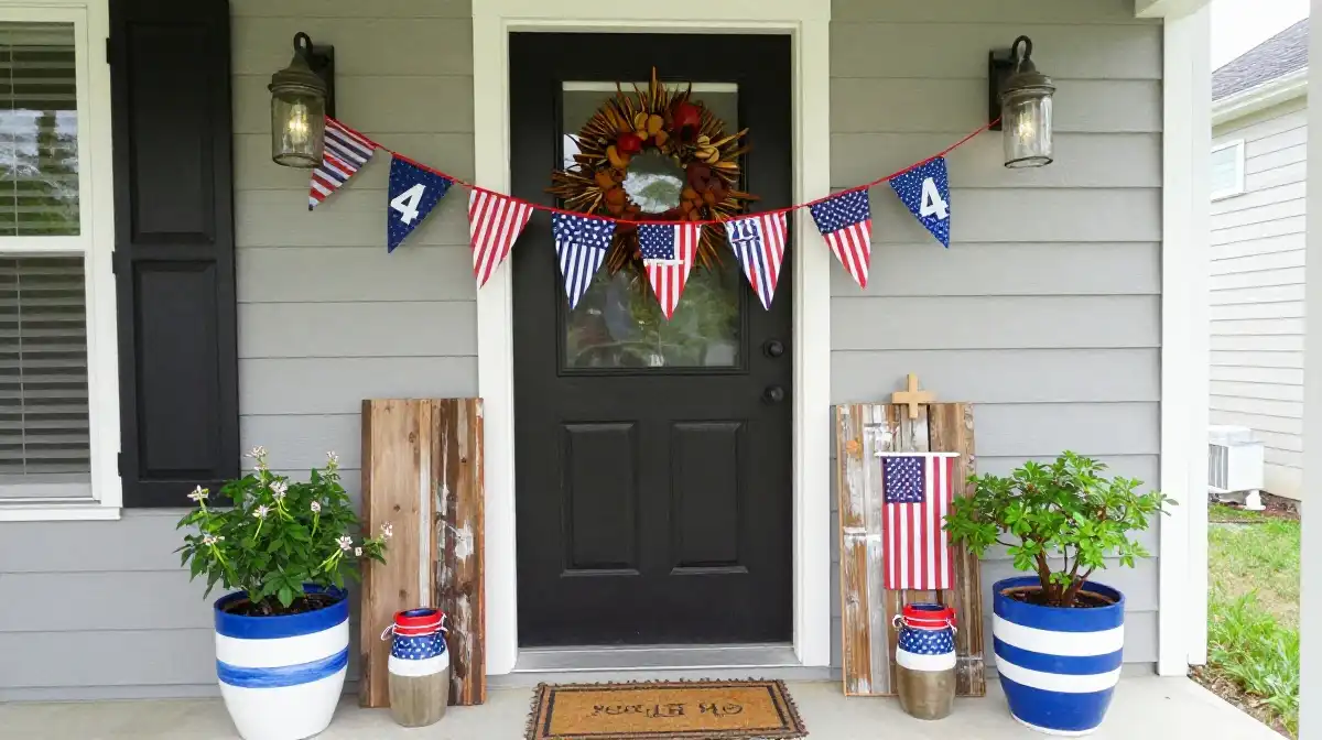 DIY 4th of July Porch Decor on a Budget