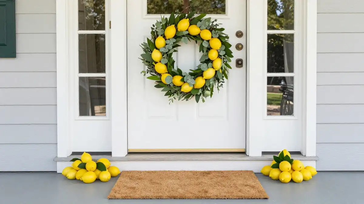 DIY Lemon Wreath Ideas That Add Fresh Summer Charm
