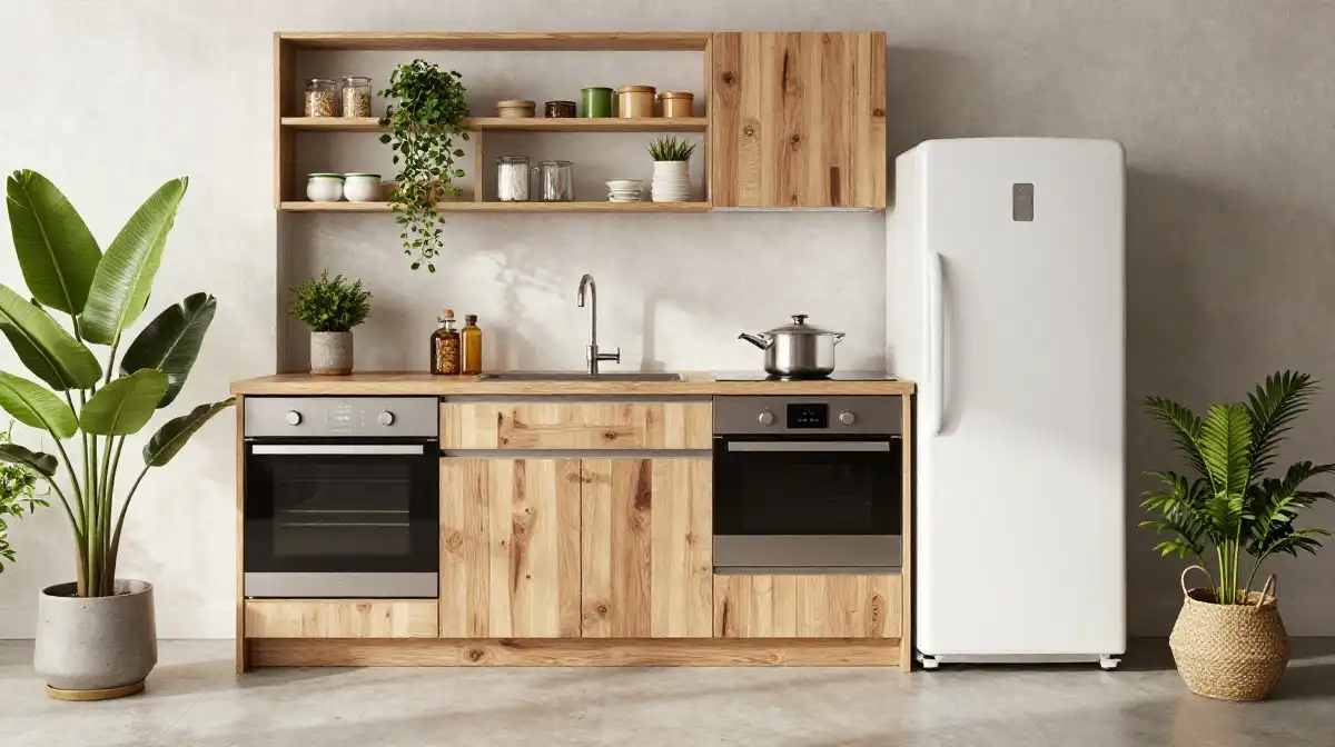 Eco-Friendly Basement Kitchenette