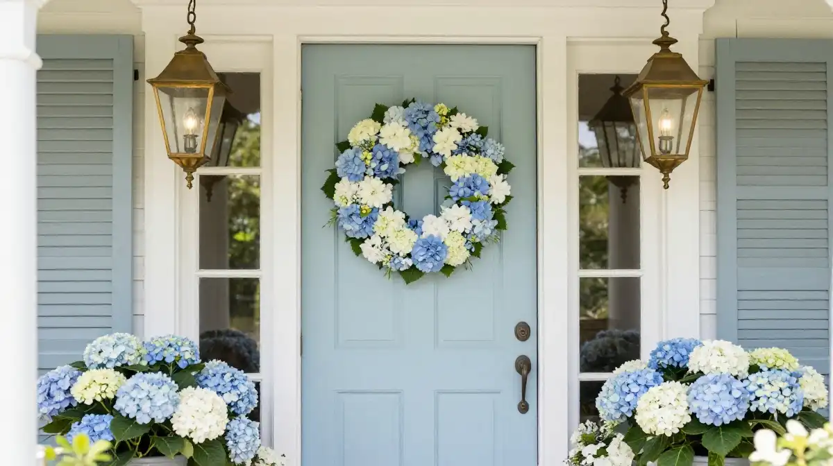 Elegant Hydrangea Wreath Ideas for a Soft Summer Look