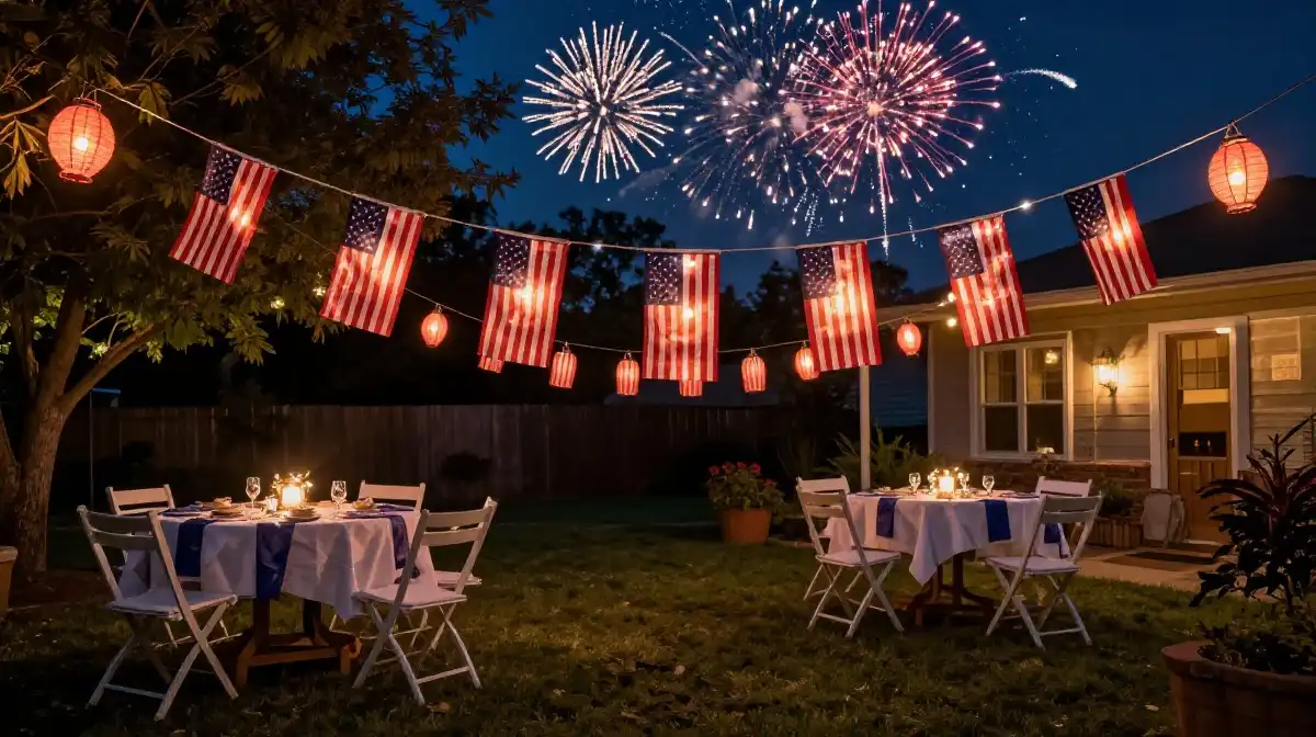 Eye Catching Outdoor Lighting Ideas for Independence Day
