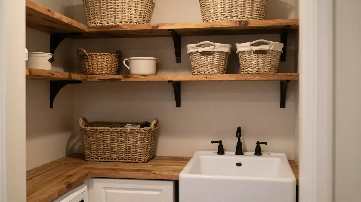 Farmhouse Style Small Laundry Room Ideas