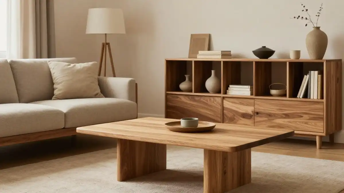 How to Add Warm Wood Accents in Japandi Decor