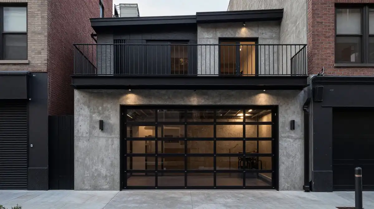 Industrial Garage Door Designs for Urban Style Homes
