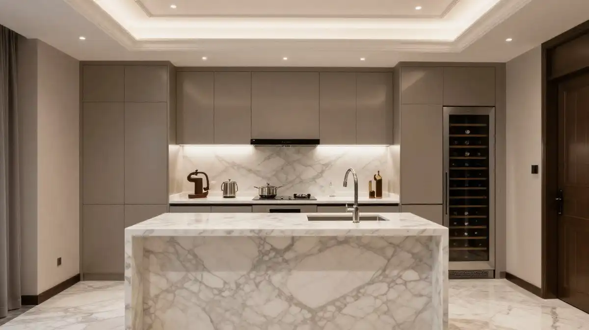 Luxury Basement Kitchenette Design