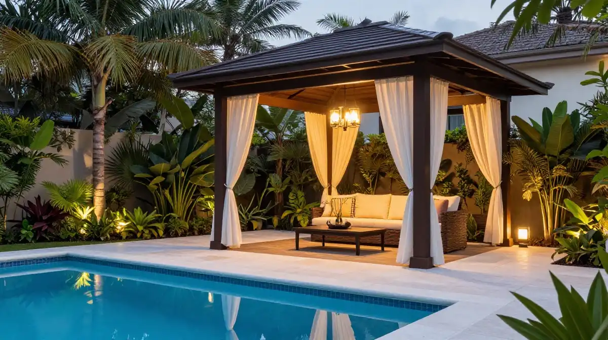 Luxury Gazebo Setups for a Resort-Style Backyard