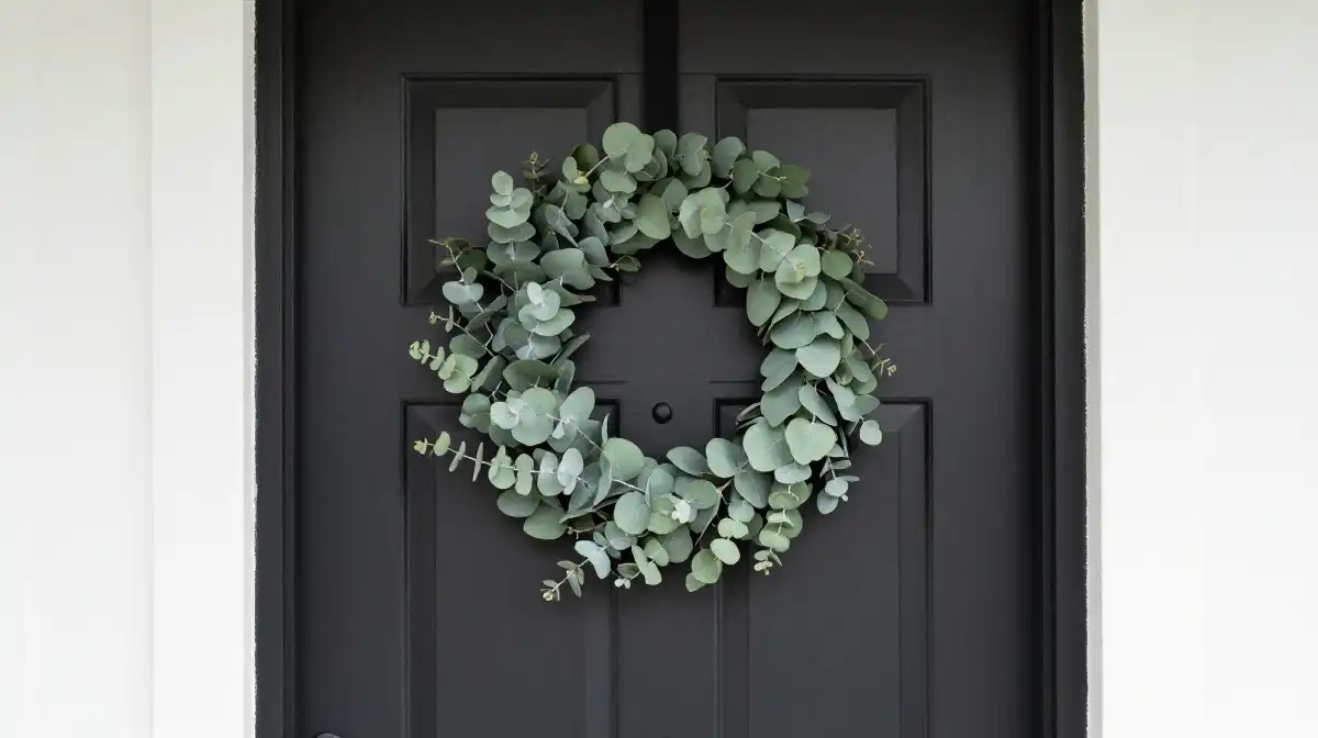 Minimalist Greenery Wreath Ideas for a Modern Front Door