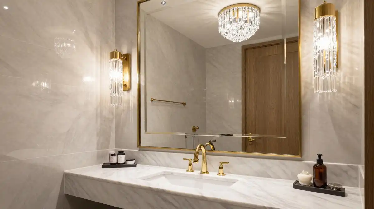 Modern Glam Powder Room Ideas That Feel Expensive