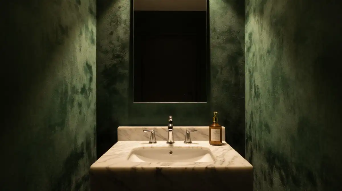 Moody Powder Room Aesthetics That Feel Luxurious
