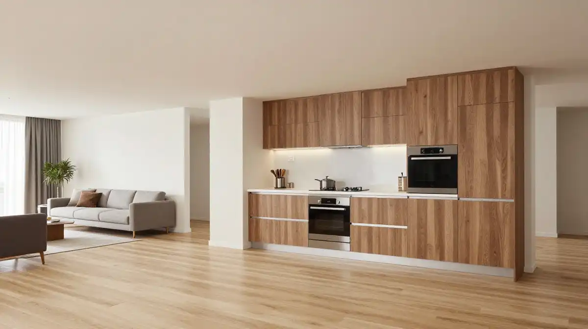 Open Concept Basement Kitchenette