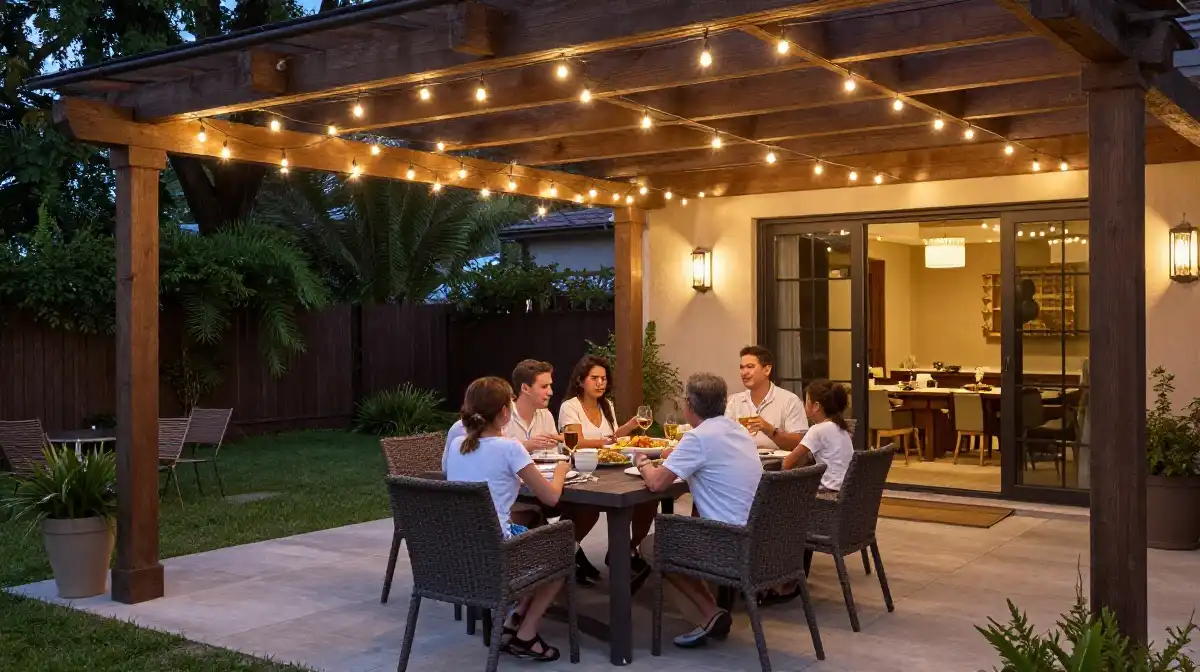 Outdoor Dining Pergola Ideas for Backyard Entertaining