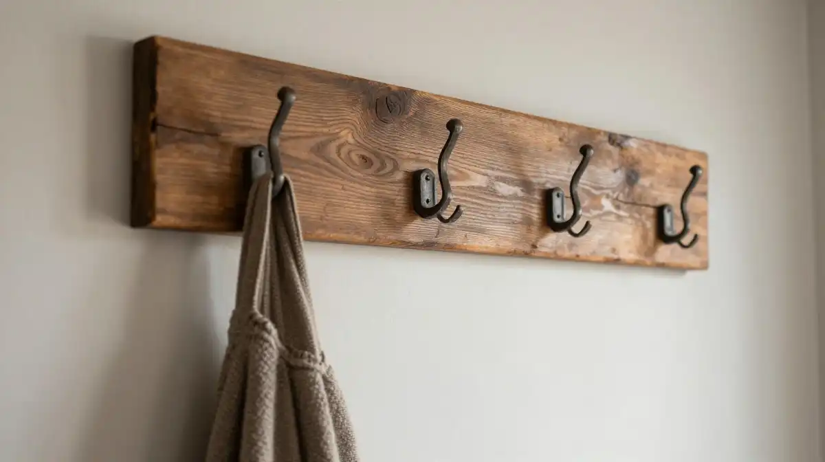 Rustic Coat Hooks and Wall Racks That Add Character