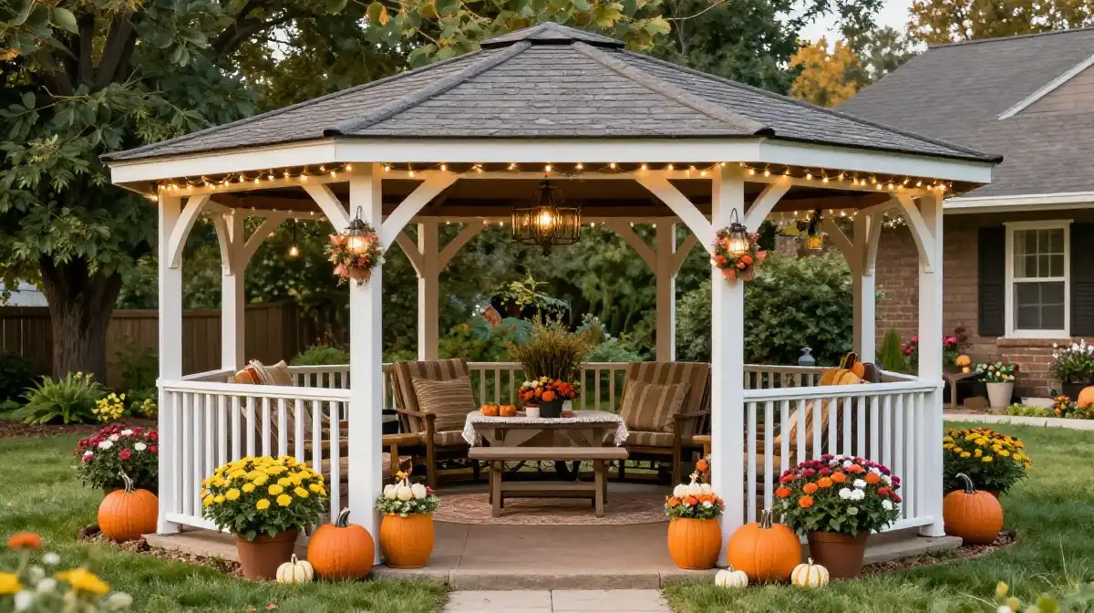 Seasonal Decor Ideas for Your Backyard Gazebo