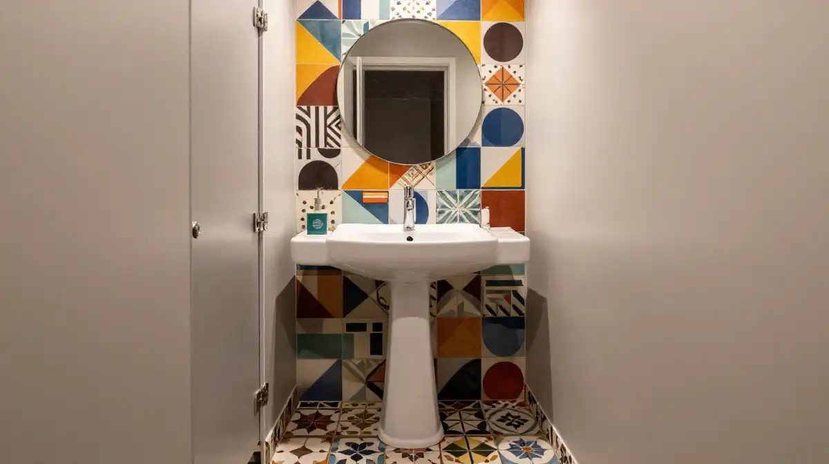 Small Powder Room Ideas Using Eye-Catching Tiles