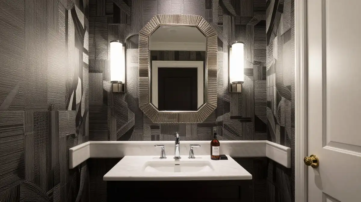Statement Wallpaper Designs for Powder Rooms