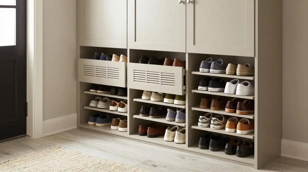  Stylish Shoe Storage Ideas for Mudroom Entryways