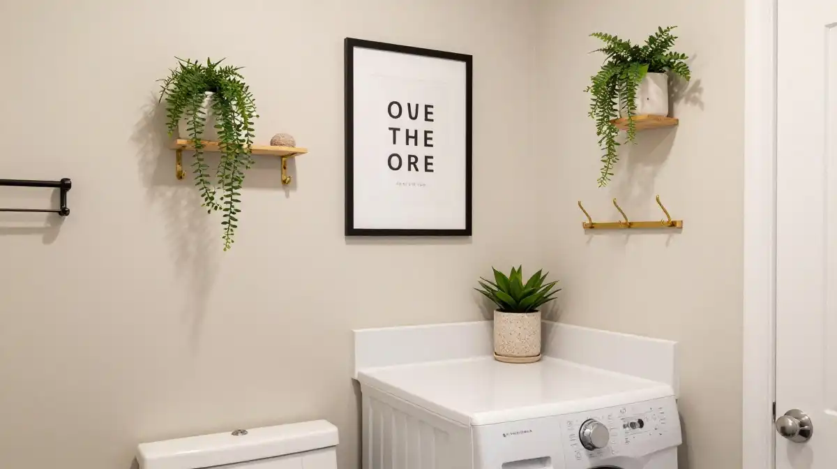 Stylish Wall Decor Ideas for Small Laundry Rooms