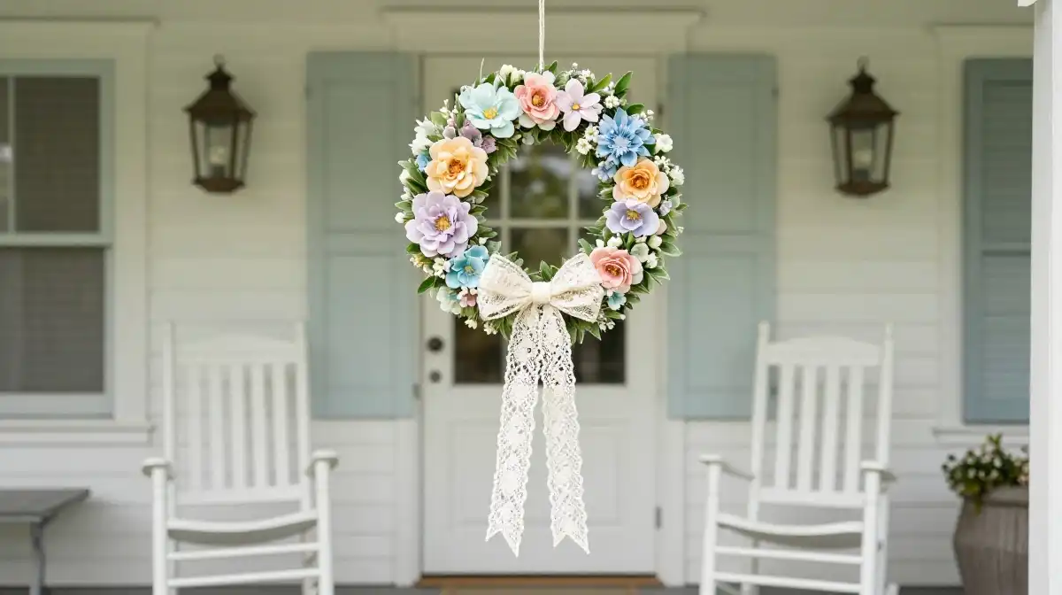 Vintage-Inspired Summer Wreath Ideas for Cottage Style Homes
