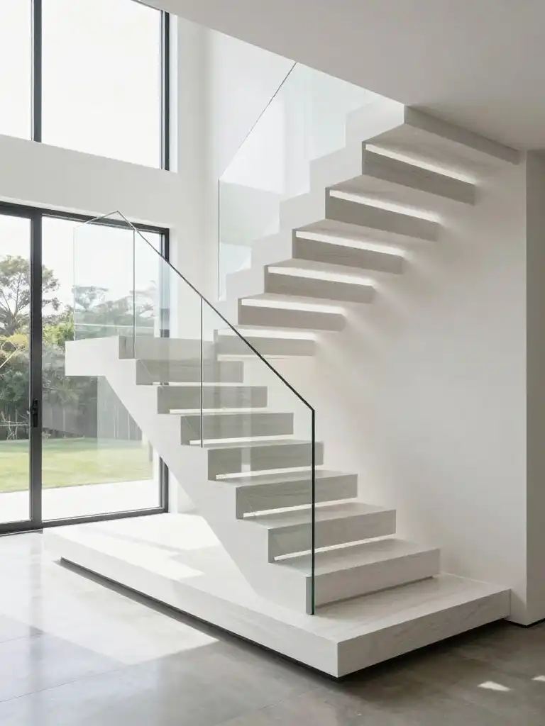  Modern Floating Staircase Design