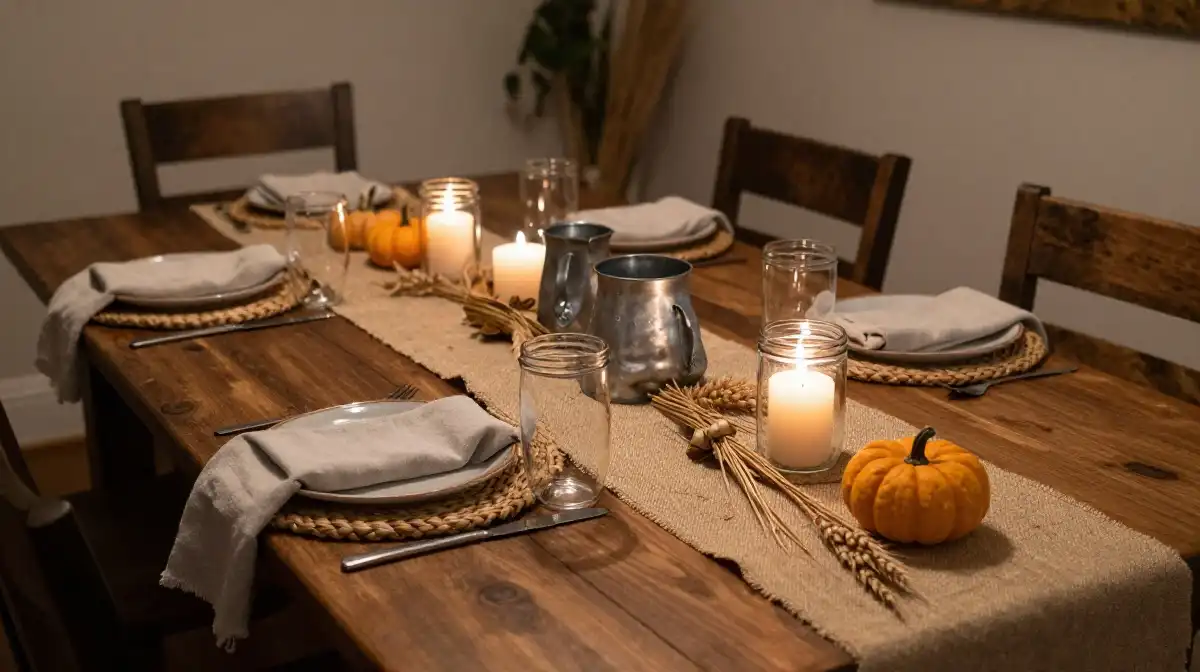 4. Rustic Fall Table Decor Ideas for a Cozy Farmhouse Feel
