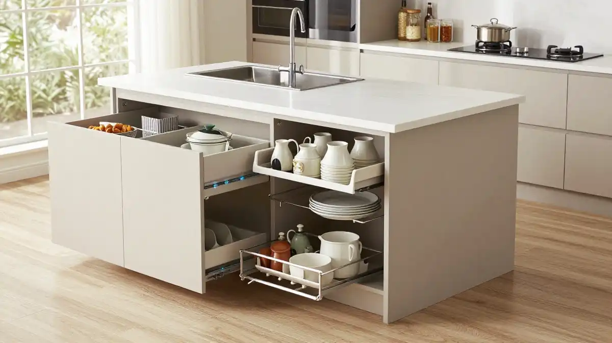 Add Extra Storage with a Multi-Functional Island