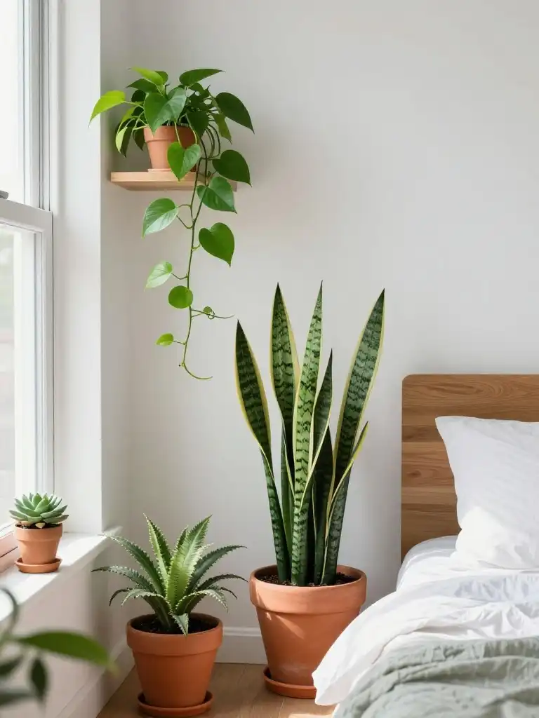 Add Indoor Plants to Bring Life and Calm to Your Bedroom