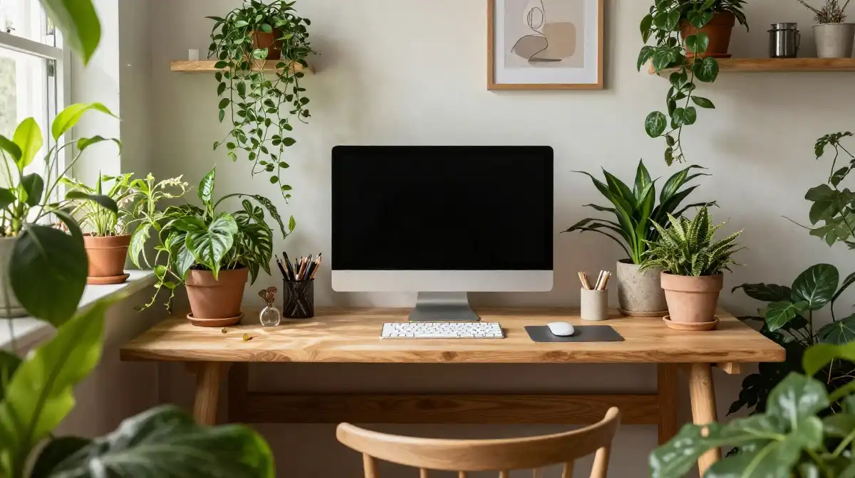 Adding Indoor Plants to Your Study Area