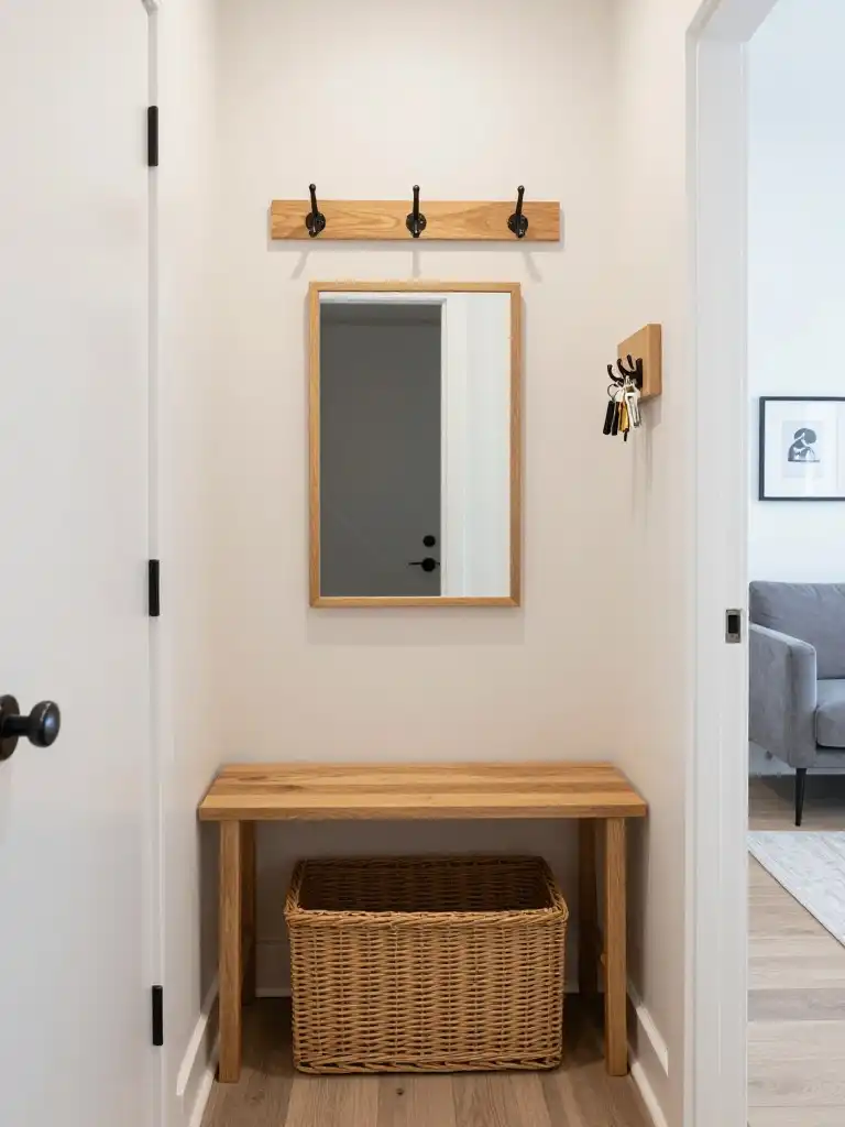 Apartment Entryway Mudroom Ideas When Space Is Super Tight