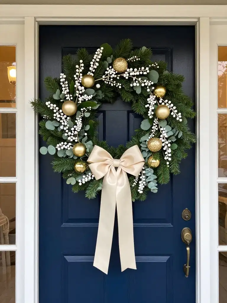 Beautiful Front Door Wreath Ideas for Christmas