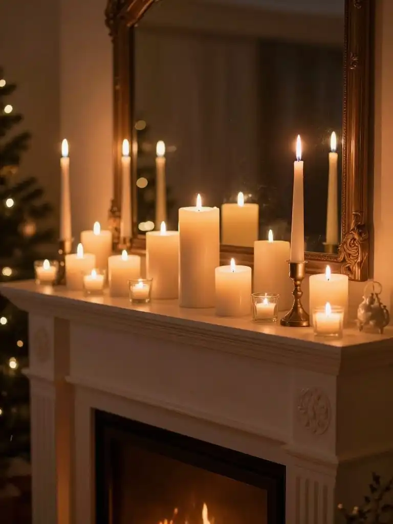 Best Candle Arrangements for a Cozy Winter Mantel