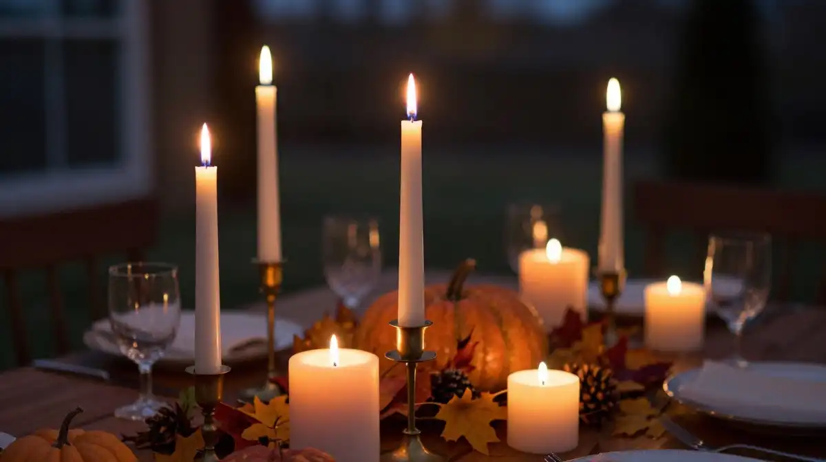Best Candle Ideas for Thanksgiving Table